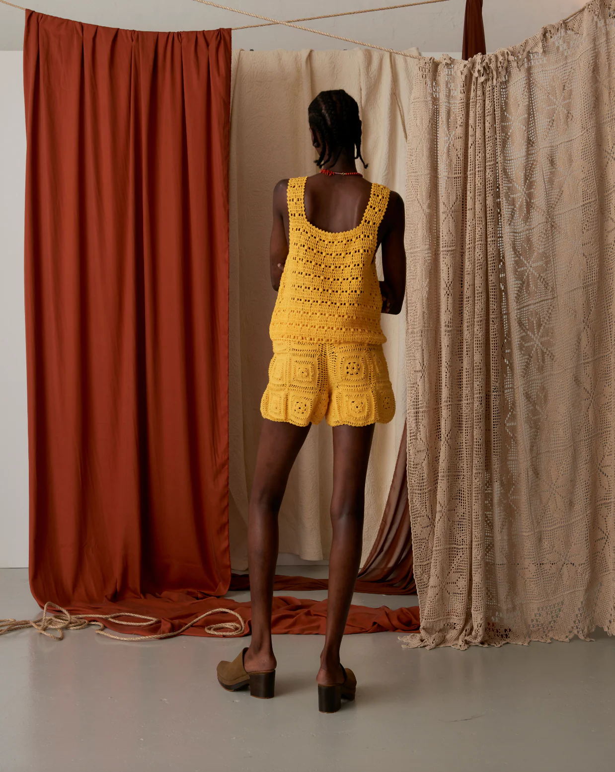 Auri Shorts, Yellow - Image 4