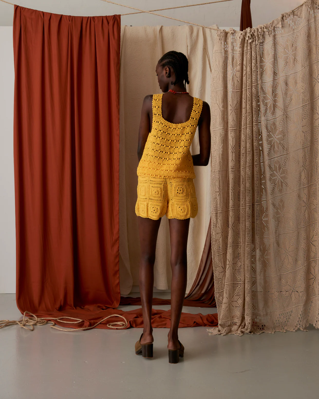 Auri Shorts, Yellow - Image 5