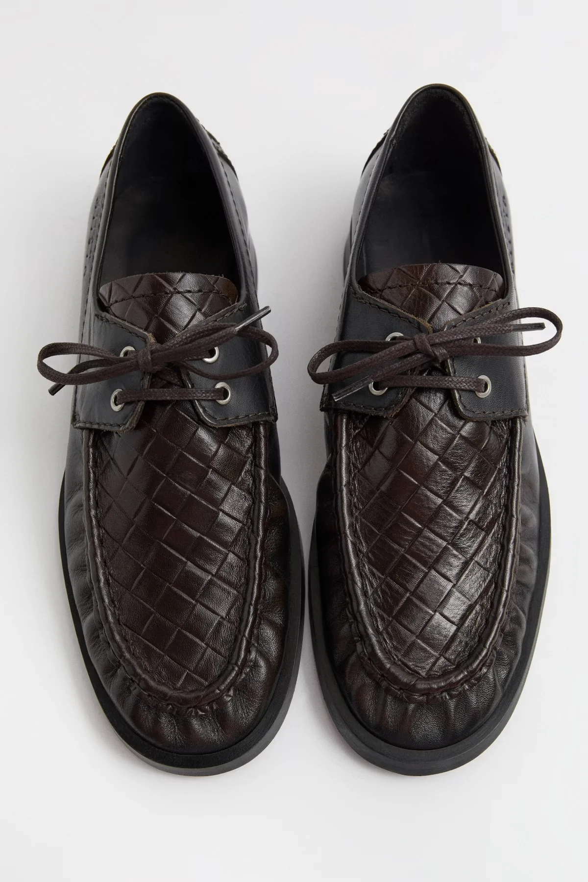 Edelira Brown Derby Loafers, Brown - Image 10