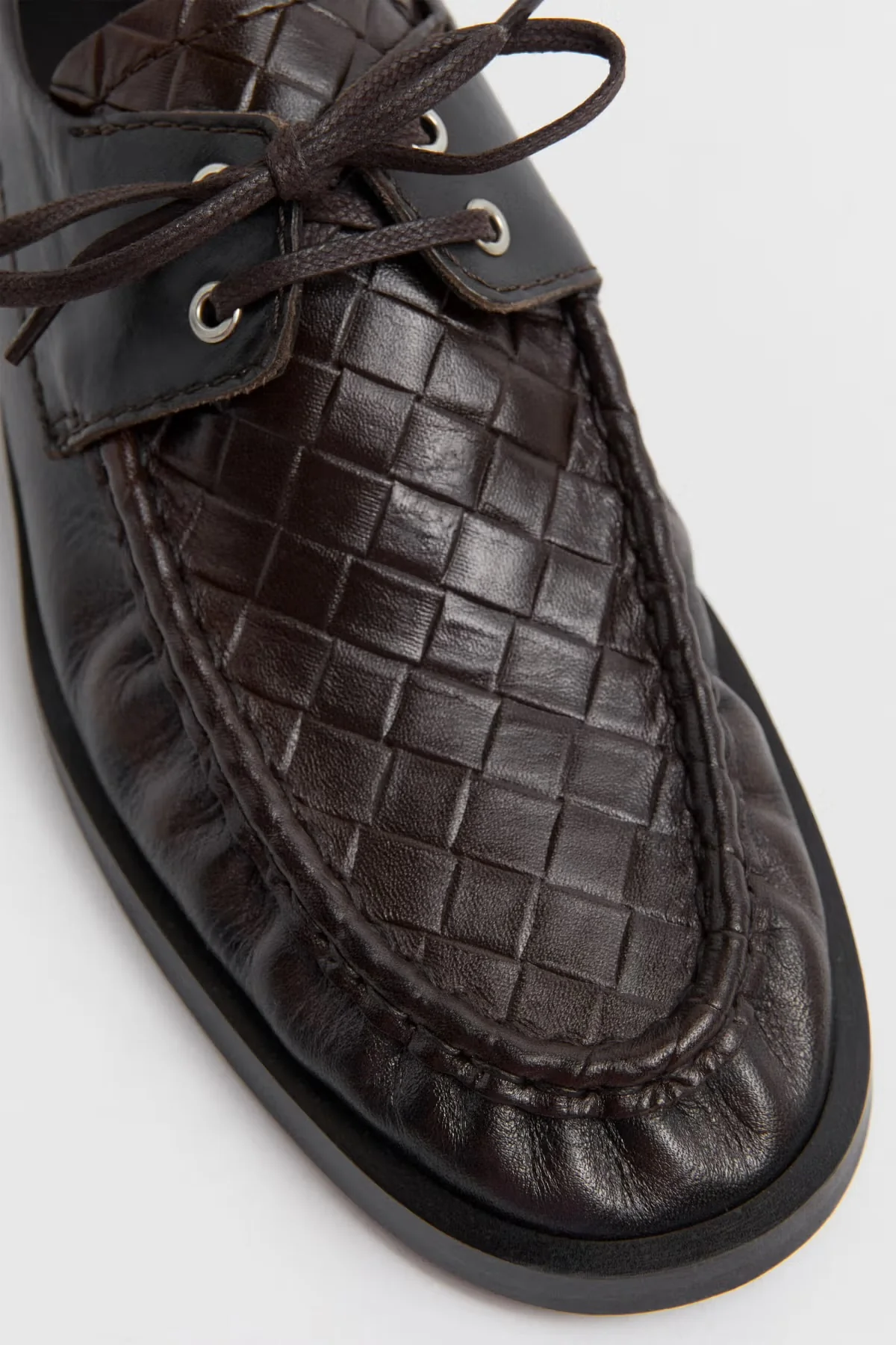 Edelira Brown Derby Loafers, Brown - Image 11