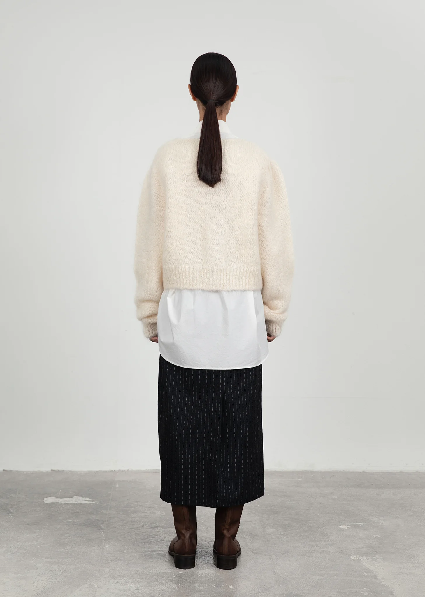 Grandma Cardigan, Ivory - Image 3