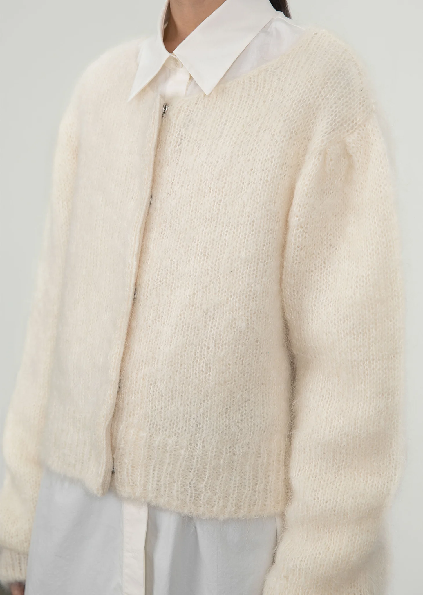 Grandma Cardigan, Ivory - Image 5