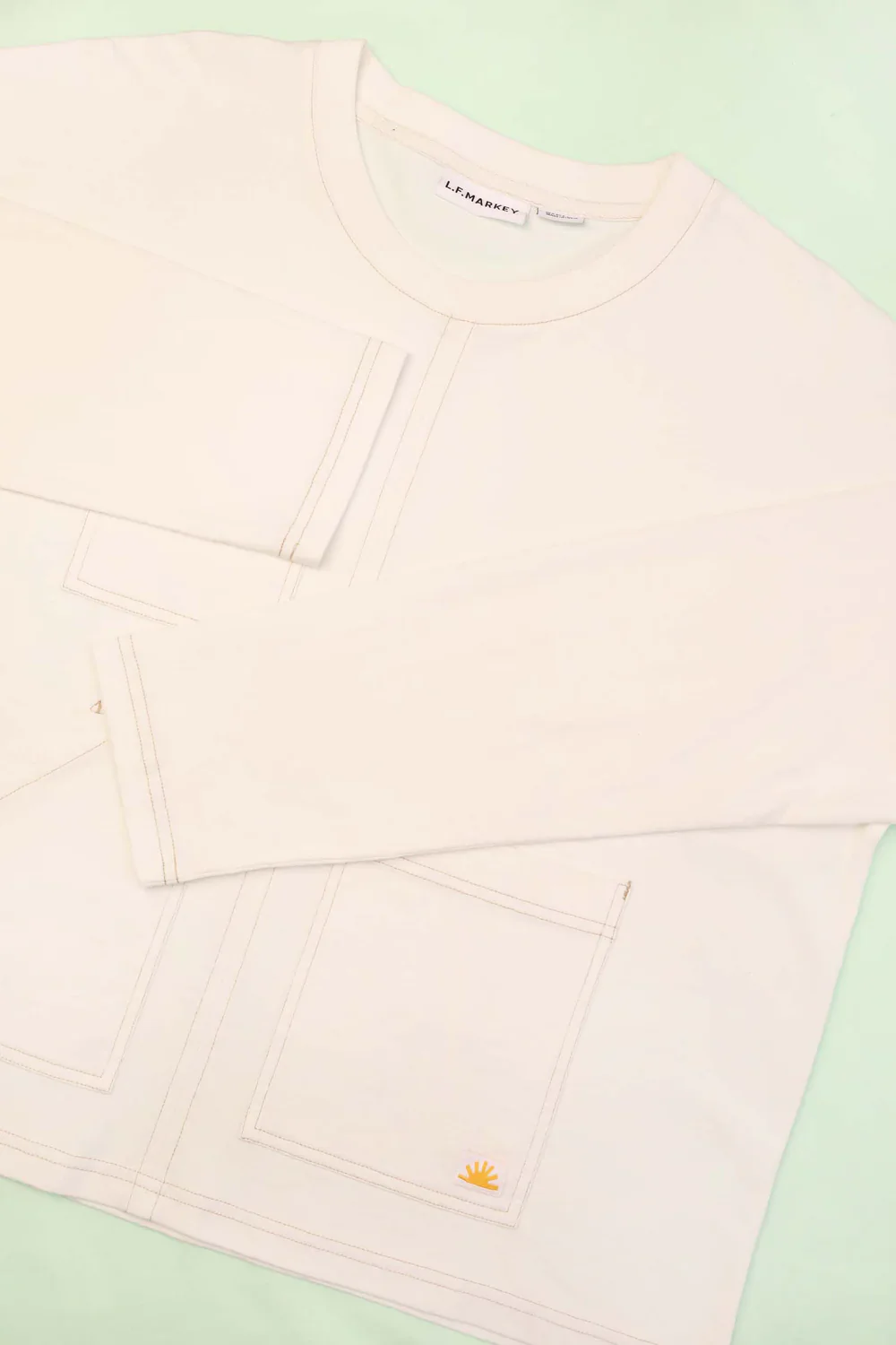 Hamley Top, Ecru - Image 5