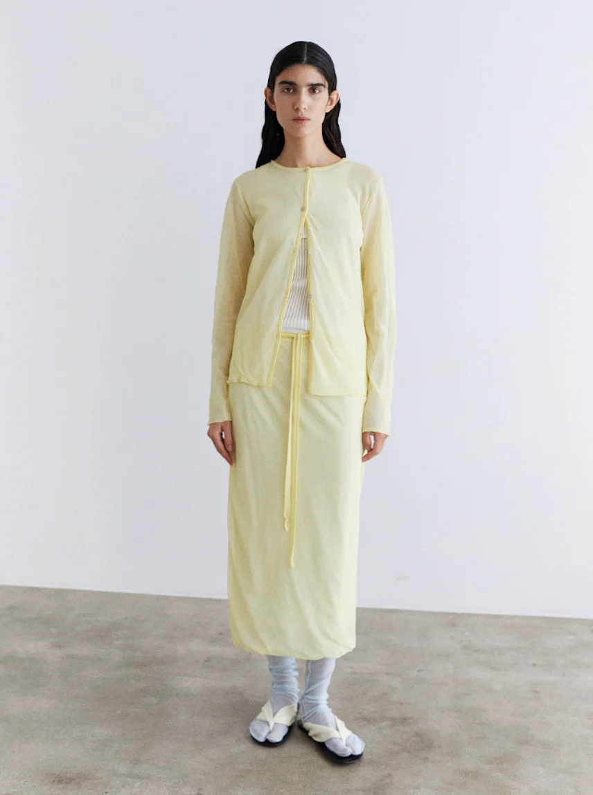 Hankachi Skirt, Butter - Image 4
