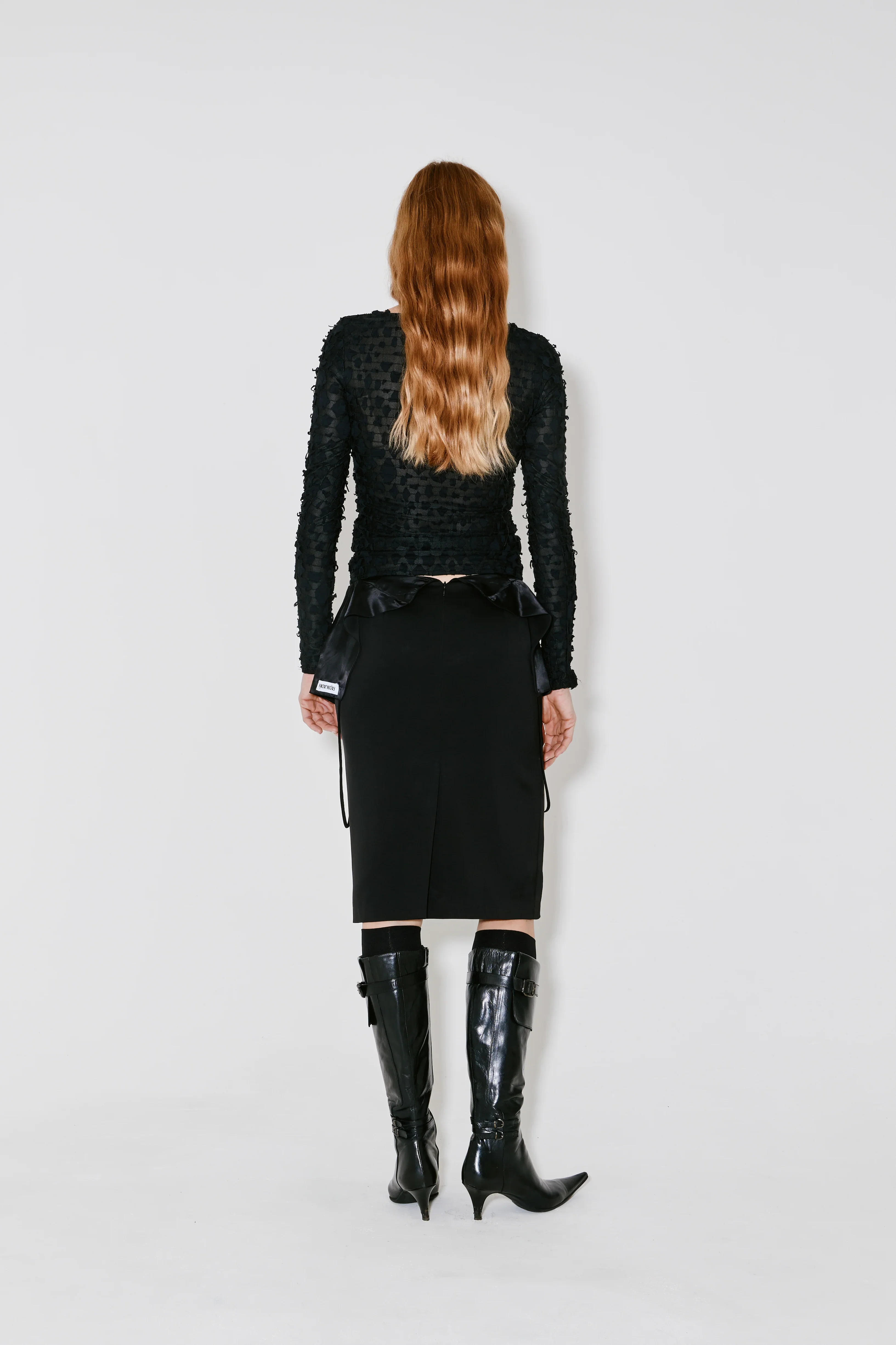 Jackie Trompe L'oeil Skirt - Image 7