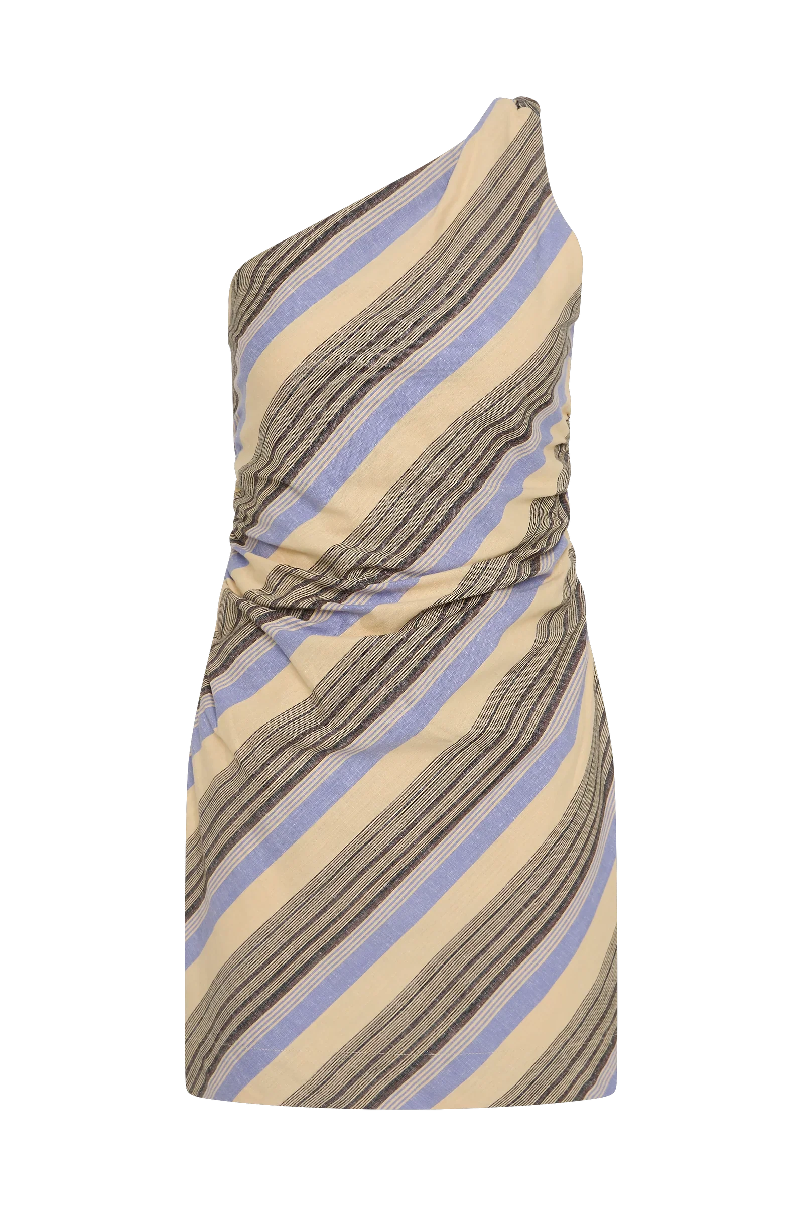 Marga Mini Dress, Marine Stripe - Image 8