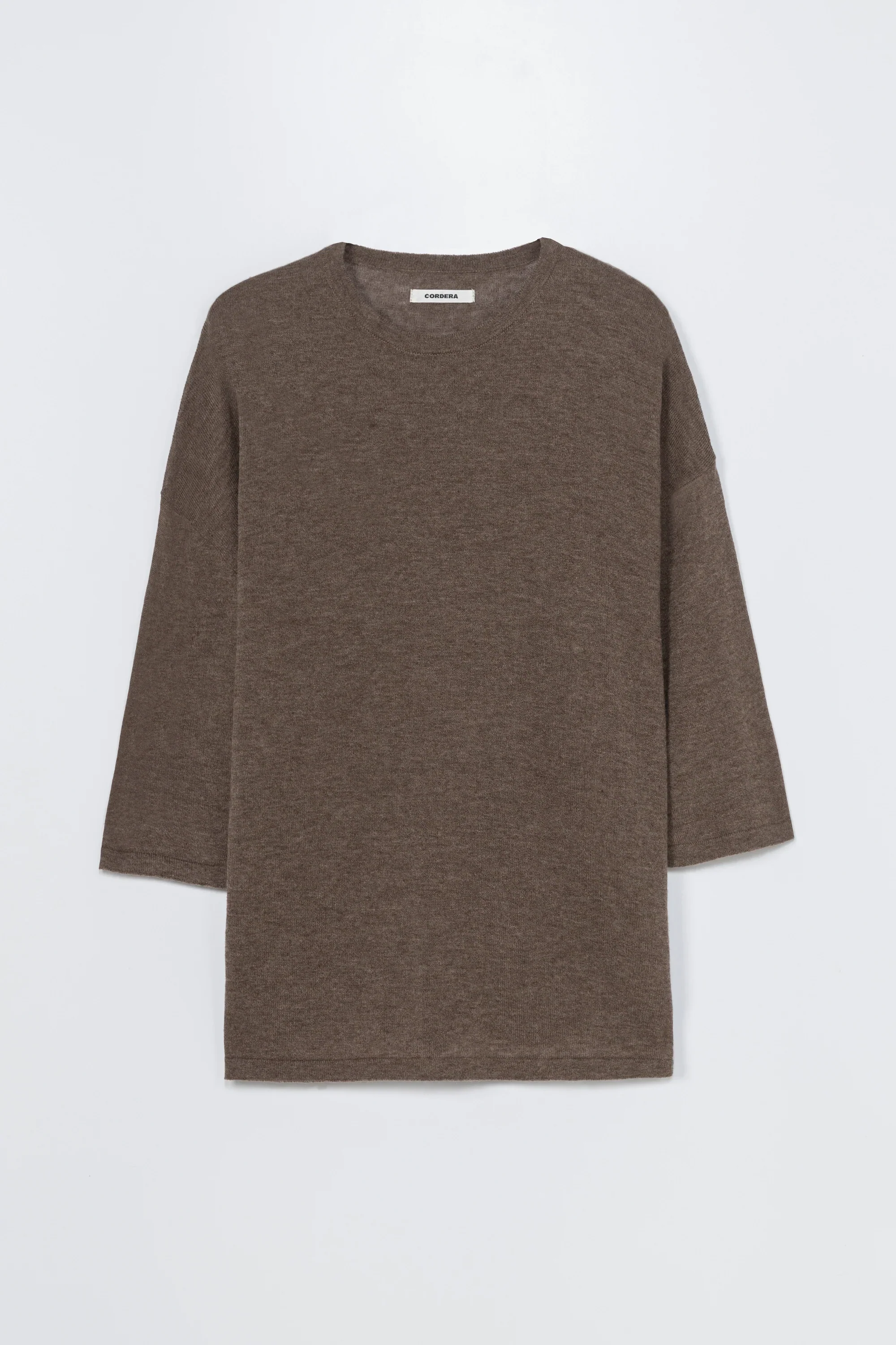 Merino Wool Oversized Shirt, Taupe - Image 5