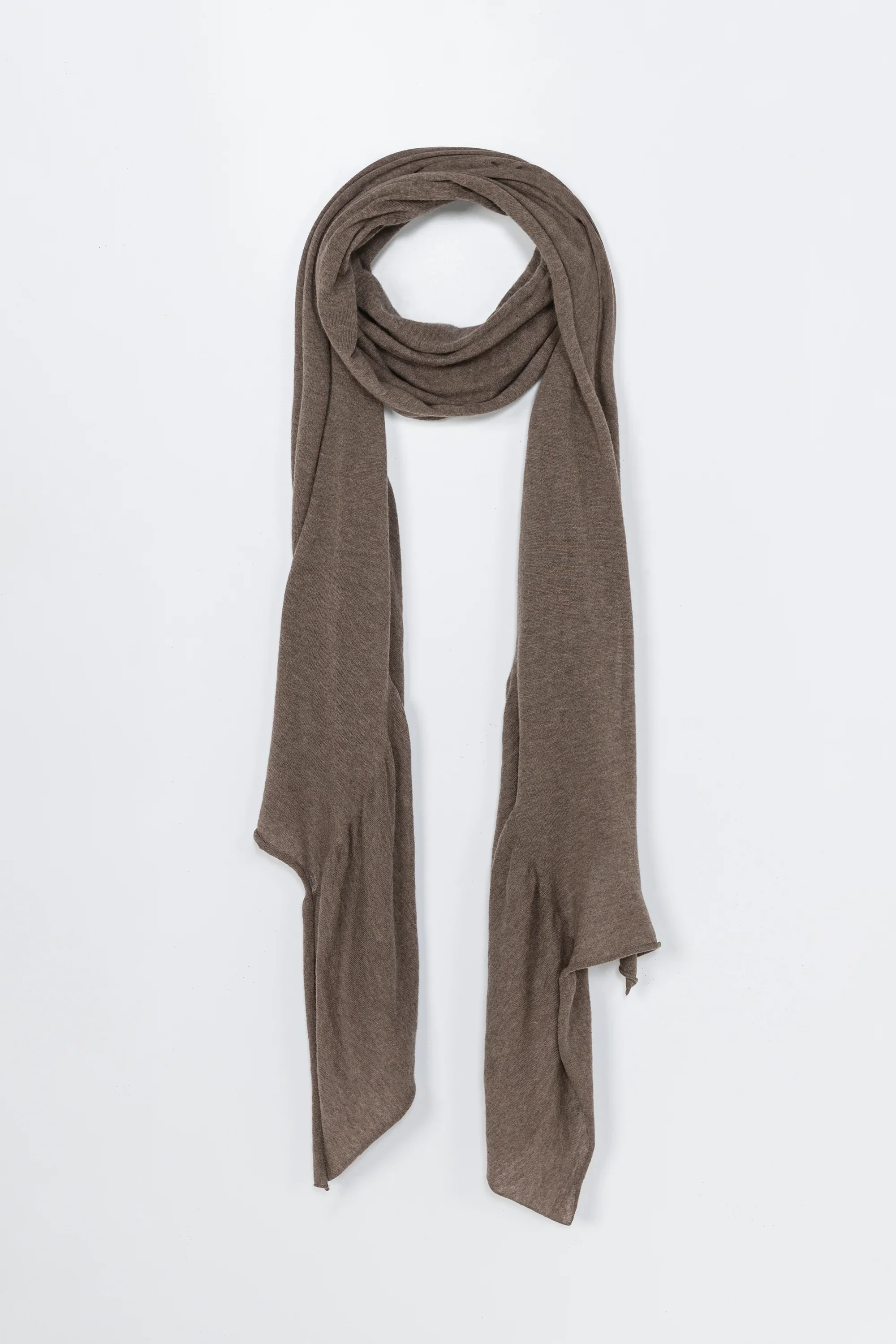 Merino Wool Shawl, Deep Taupe - Image 4