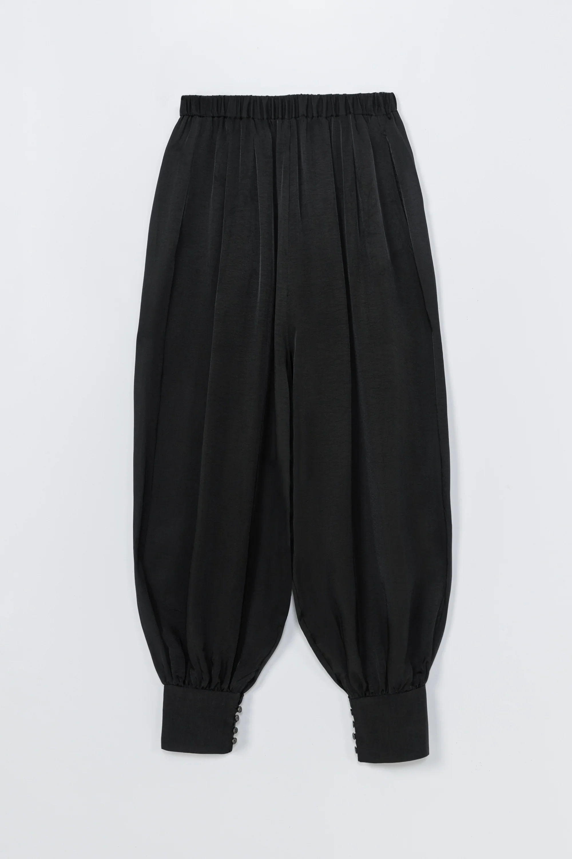 Sarouel Trousers, Black - Image 4