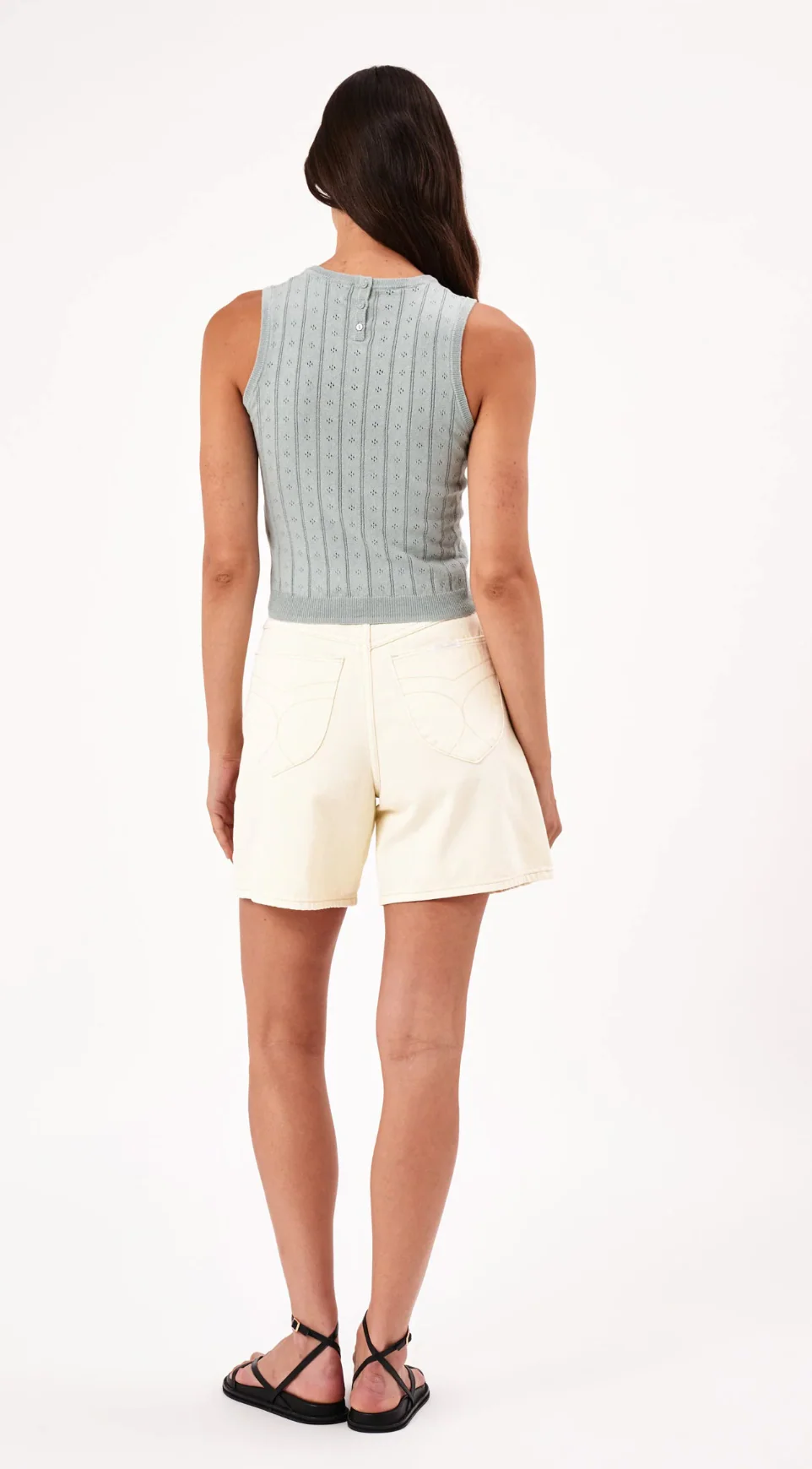 Super Mirage Shorts Lyocell, Buttercream - Image 4