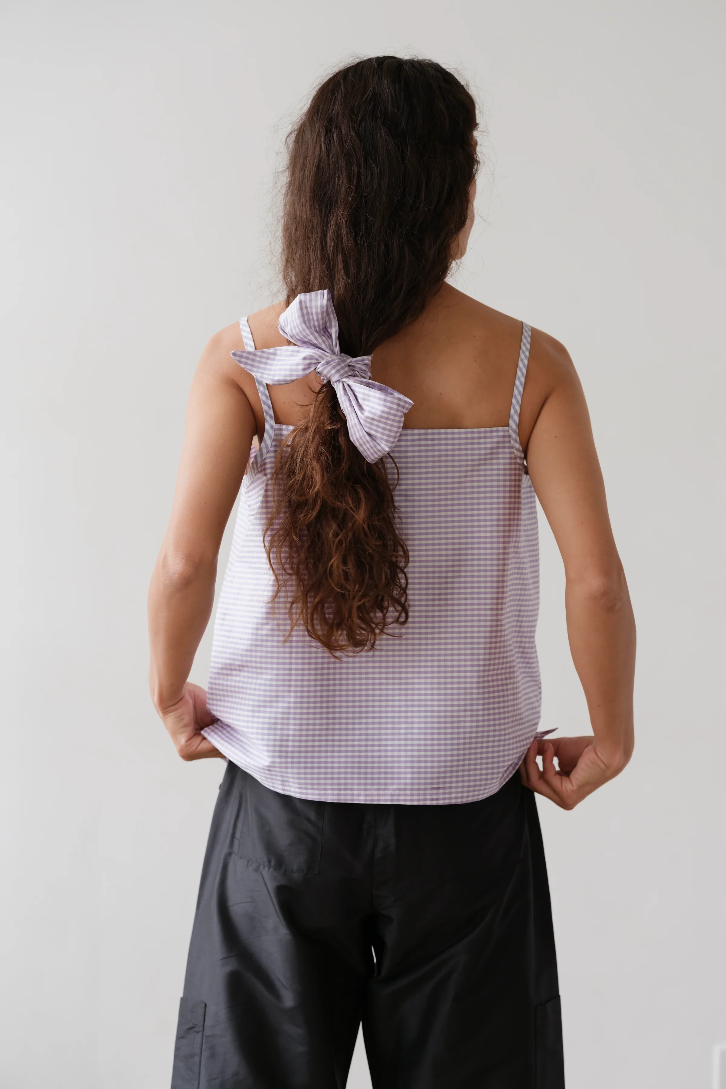 Taffeta Shell, Taro Gingham - Image 3