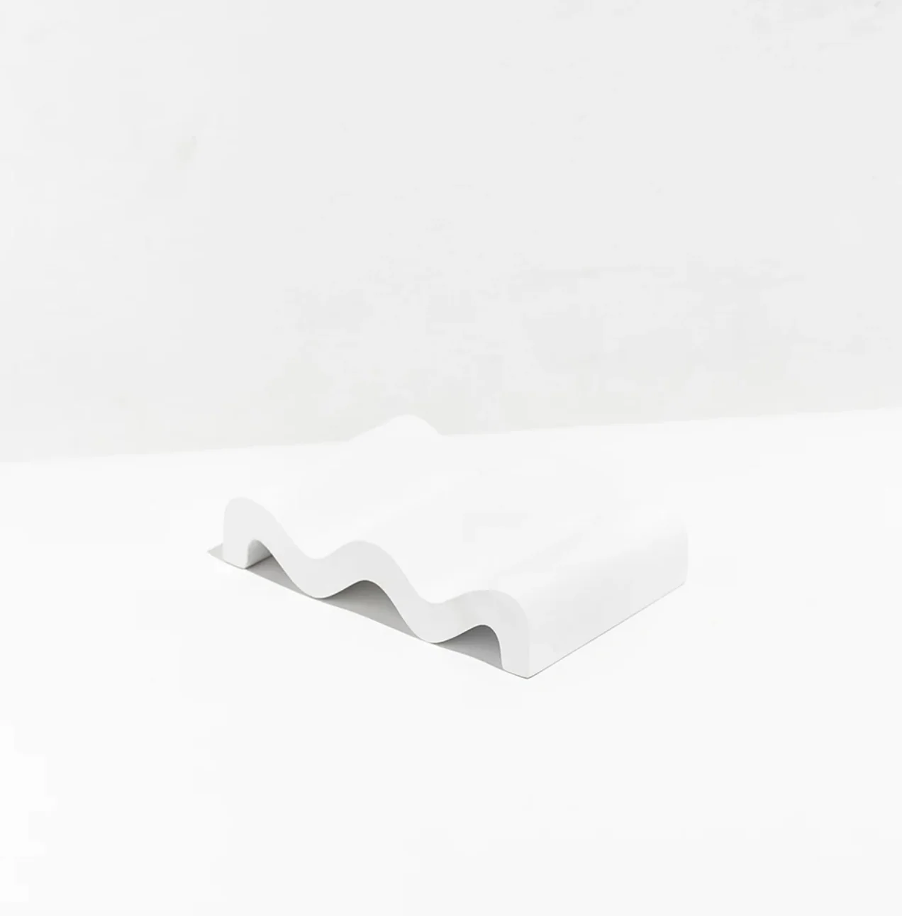 Wave Soap Dish, White - Image 4